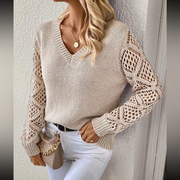 Boho knit sweater top - Picture 4 of 6